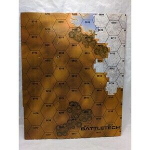 (1) Of Battletech Map Set#2 City Ruins 1988 Map